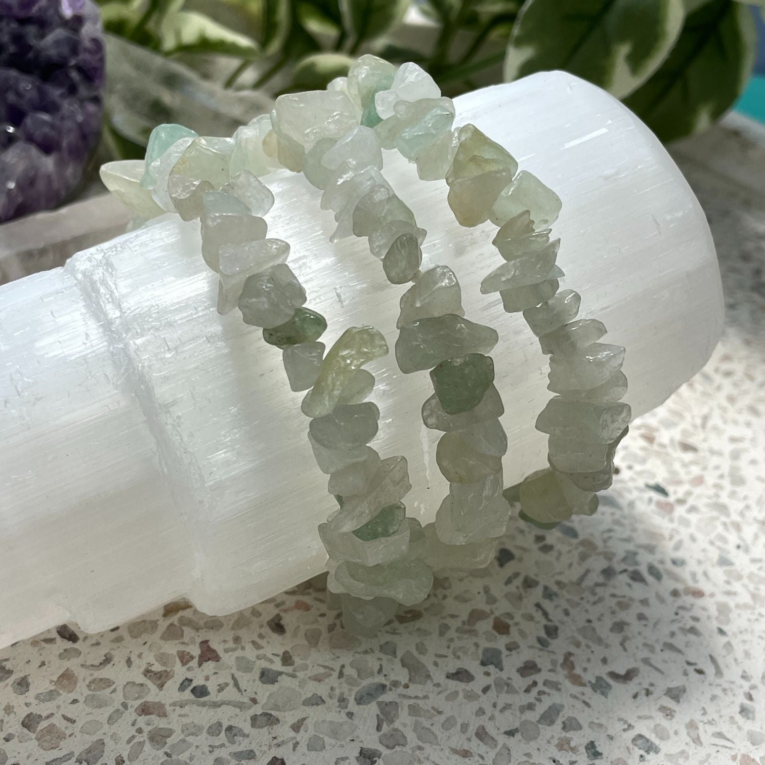 Green Ave - Chip Bracelet - Light Green Ave - Chip Bracelet - Light